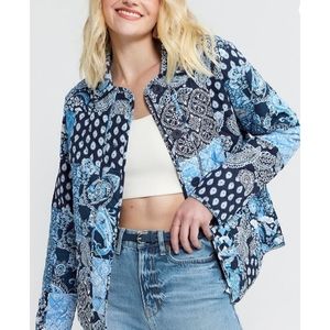 Vera Bradley Quilted Jacket Heritage Patchwork NWT Size Large 🎁